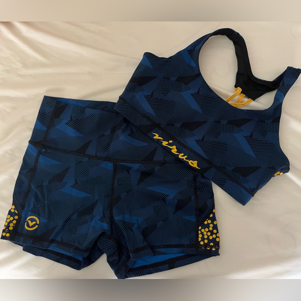 Virus Shorts and Sports Bra Set